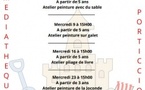 Atelier peinture sur galet - Médiathèque - Purtichju