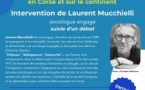 Conférence : Délinquances, violences, immigration : fantasmes et réalités avec Laurent Mucchielli - Salle du Conseil municipal - L'Isula