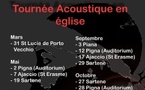 Concert du groupe Canta U Populu Corsu : Giru 2025 Tournée Acoustique - Église Saint-Érasme - Aiacciu