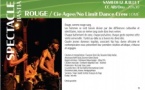 Festival Dissidanse itinérance #8 / Spectacle "Rouge" par la Cie Agee/No Limit Dance Crew LOMÉ - Centre Culturel Alb'Oru - Bastia 
