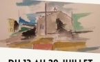 Exposition "Un Picculu giru in Ogliastru" de Joseph Antoine Salviani - Place de l'église - Ogliastru