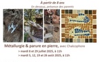 "L'été au musée" / Atelier jeune public : "Métallurgie et parure en pierre" avec Chalcophore - Musée d’archéologie de la Corse - Sartè