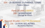 10ème édition du Festival "Mostra Teatrale" / Ouverture / "La Demande en Mariage" / "L'ours" Théâtre Oblique  - Santu Petru di Tenda