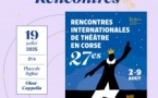 Veillée des 27e Rencontres Internationales de Théâtre en Corse avec L'Aria - Place de L'Église - Olmi è Cappella