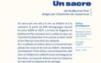 27e Rencontres Internationales de Théâtre en Corse /"Un sacre" de Guillaume Poix, dirigé par Charlotte de Casanova - U Carognu - Pioghjula