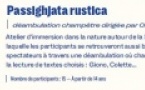27e Rencontres Internationales de Théâtre en Corse / Les ateliers du matin / Passighjata rustica dirigée par Olivier Pilloni - Accueil de A Stazzona - Pioghjula
