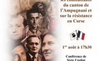 Conférence "La bataille de Champlan" de Sixte Ugolini, Président de l'ANACR 2B "La bataille de Champlan"- Église Saint-Sébastien - A Porta