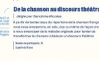 27e Rencontres Internationales de Théâtre en Corse / Les ateliers de l'après-midi / De la chanson au discours théâtral dirigé par Sandrine Nicolas - Les jardins de la Tornadia - Pioghjula