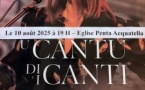 Concert de Patrizia Gattaceca "U cantu di i canti" -  Église d' A Penta è Acquatella 