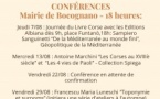Journée du livre corse et conférence de Sampiero Sanguinetti « De la Méditerranée au monde fini », Géopolitique de la Méditerranée - Mairie - Bucugnà
