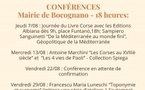 Conférence d'Antoine Marchini "Les Corses au XVIIIè siècle" et "Les 4 vies de Paoli"  - Mairie - Bucugnà