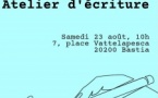Atelier d'écriture proposé par l'association Musanostra - Place Vattelapesca - Bastia