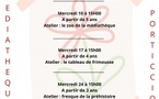 Atelier : fresque de la préhistoire - Médiathèque - Purtichju