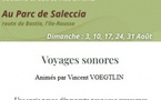 Voyages sonores avec Vincent Voegtlin sonothérapeute et musicien - Parc de Saleccia - L'Isula