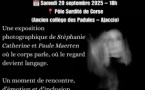 Vernissage de l'exposition photographique de Stéphanie Catherine et Paule Maerten "Écoute en corps" - Pôle Surdité de Corse - Aiacciu 