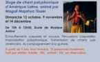 Stage de chant polyphonique d’Amérique Latine animé par Magali - Ecole de musique Anima - I Prunelli di Fiumorbu