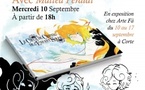 Exposition de Mattea Peraldi autour de son nouveau roman graphique "Le Cœur de Cristal de l'Enfant Soleil" - Boutique Arte Fà - Corti 