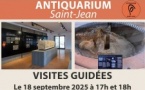 Journées Européennes du Patrimoine / Visite guidée de l'Antiquarium du baptistère de Saint Jean par Philippe Perfettini, animateur du Patrimoine, avec la participation de Marc'Andria Ceccaldi - Aiacciu