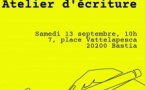 Atelier d'écriture proposé par l'association Musanostra - Place Vattelapesca - Bastia