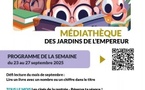 Club de lecture - Médiathèque des Jardins de l’Empereur - Aiacciu