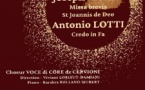 Concert du choeur "Voce di core de Cervioni" : Joseph Haydn (Missa brevis et St Joannis de Deo) et Antonio Lotti (Credo in fa) - Eglise - Santu Niculaiu