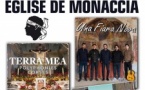 Concert de chants et polyphonies corse avec les groupes : Terra mea, Una fiara nova et Suarina - Église - A Munacia d'Auddè