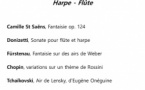 Concert "Musiques du romantisme" : Harpe et Flûte - Salle Maistrale - Marignana