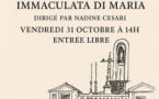 Concert de Polyphonies Corses : "A Cantoria" et A Cunfraterna "U Core Immaculata Di Maria" dirigé par Nadine Cesari - Église - A Porta