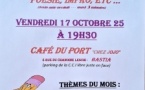 "Slam! ,Poésie et Impro", thème du mois : Armure, fusion, verrou - Café du port - Bastia