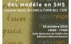 Séminaire : L'IA (dé) générative ou le pari ambitieux des modèle en SHS avec  Laurent Vanni, IR CNRS à l'UMR BCL 7320 - Salle immersive de l'UMR LISA - Corti
