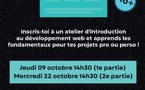 Stage & atelier : Réalise ta première page web ! proposé par l'Association Alpha - Association Alpha - Bastia