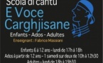 Scola di cantu "E Voce Carghjisane" : Cours ados - Spaziu Culturale Natale Rochiccioli - Carghjese