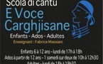 Scola di cantu "E Voce Carghjisane" : Cours pour les enfants de 6 à 12 ans et pour les adultes - Spaziu Culturale Natale Rochiccioli - Carghjese