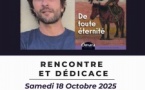 Rencontre / Dédicace avec François Cucchi autour de son ouvrage "De toute éternité"  - Librairie A Piuma lesta - Bastia
