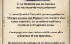 Conférence contée "Voyage au pays des Mazzeri" animée par Laure Quatrini Ceccaldi - Salle des fêtes - Cuzzà
