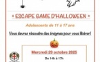 Escape Game d’Halloween (11/17 ans) - Centre Social Cardellu - Calvi 
