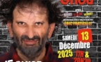 Spectacle d'Éric Fraticelli “Je panse donc je suis” avec Jean‑François Perrone alias Jeffou le Gnou - Cinéma Le Fogata - L'Isula