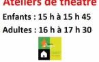 Ateliers de théâtre enfants et adultes proposés par l'Associu Scopre - Casa cumuna - Sari d'Urcinu