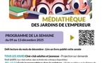 Club de lecture adultes - Médiathèque des Jardins de l’Empereur - Aiacciu