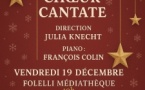 Concert de Noël Chœur Cantate avec Julia Knecht - Médiathèque de Castagniccia Mare et Monti - I Fulelli 