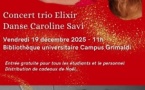 Concert de Noël avec le Trio elixir et danse de Caroline Savi - Università di Corsica /Campus Grimaldi - Corti