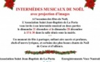 Intermèdes musicaux de Noël proposés par L’Association Saint Jean-Baptiste - Salle sous la mairie - A Porta