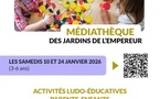  Activités ludo-éducatives pour les plus petits - Médiathèque des Jardins de l’Empereur - Aiacciu