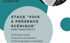 Stage "Voix et présence scénique" avec Tania Zolty - Bastia