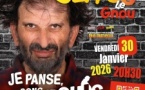 Spectacle “Je panse donc je suis” de Jeffou le Gnou avec Jean‑François Perrone - Centre Culturel L'Alb'Oru - Bastia 