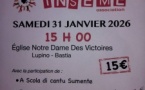 Concert caritatif au profit d'Inseme organisé par le Duo Sumente - Église Notre Dame Des Victoires - Bastia