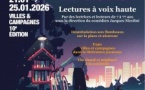 Nuit de la lecture sur le thème "Villes et campagnes" : Lectures à voix haute sous la direction du comédien Jacques Nicolini - Place du village - Belgudè