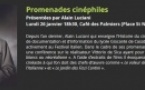 38è Festival du Cinéma Italien de Bastia /  Promenades cinéphiles présentées par Alain Luciani - Café des Palmiers - Bastia