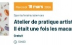 Atelier de pratique artistique autour du printemps : Il était une fois les macarons…- Bibbiuteca di Zonza