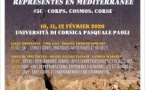 Colloque international "Les corps vivants, vécus et représentés en Méditerranée" - Università di Corsica (Salle immersive de l'UMR LISA et CCU Spaziu Natale Luciani) - Corti